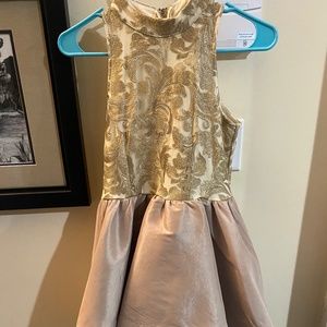 Junior Bridesmaid Dress Gold